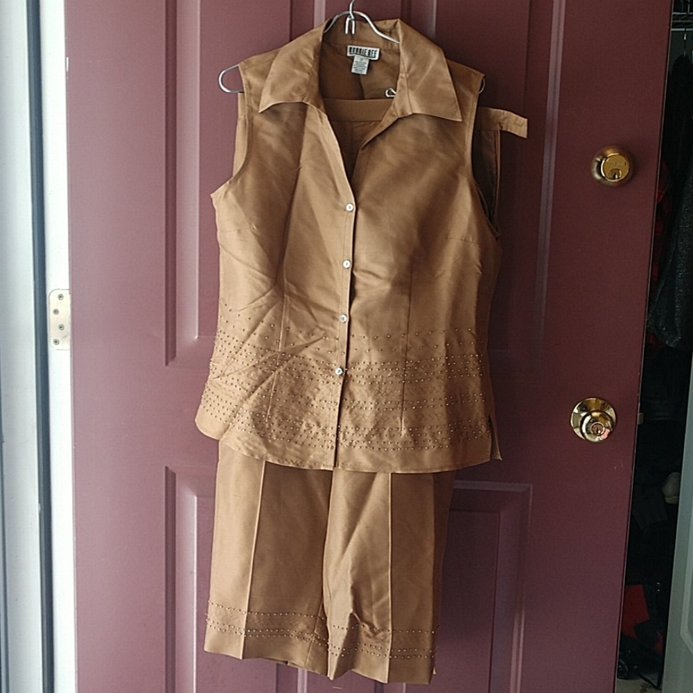 Robbie B silk pantsuit
